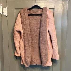 Vintage Urban Outfitters Reversible Pink and Brown Sherpa Jacket